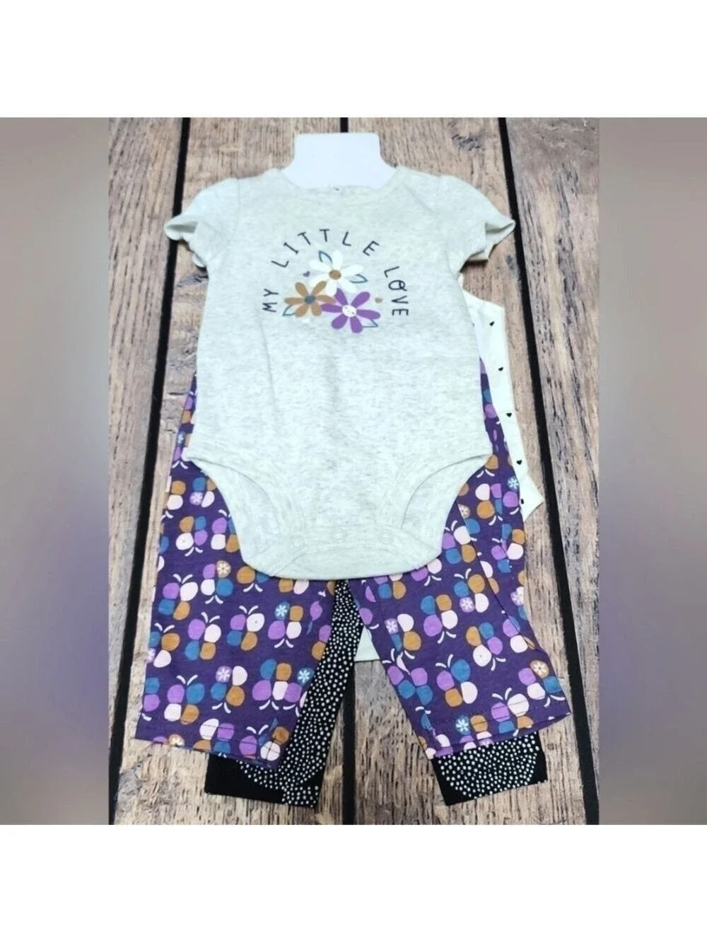 Carter's 4 Piece My Little Love Baby Girl Set Size 0-3 Months - New With Tags